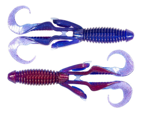 Z-Man GR45-378PK4 Gremlin, 4.5" Purple Rain, 4 Pack