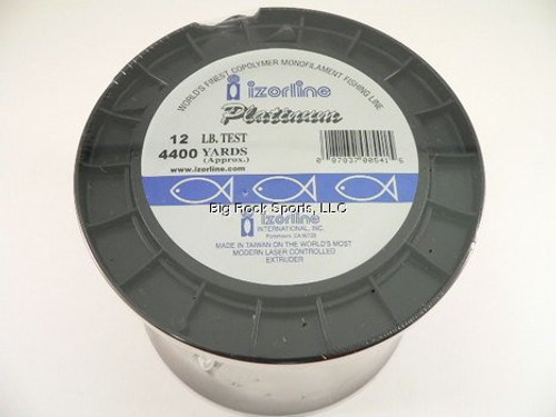 Izorline 005415 Platinum Co-Polymer Mono Line (Bulk), 12 lb/1 lb, Green