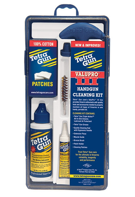 Tetra Gun ValuPro III Handgun/Rifle Cleaning Kit, 0.17 Cal, Multi Coloured