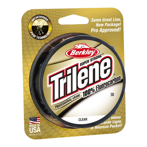 Berkley Trilene® 100% Fluorocarbon, Clear, 6lb | 2.7kg, 200yd | 182m Fishing Line, Suitable for Freshwater Environments