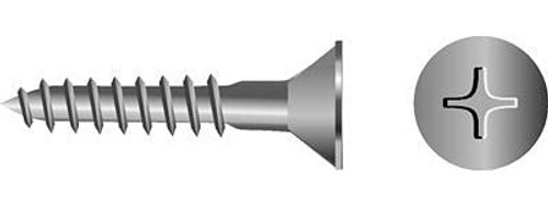 SEACHOICE Phillips Wood Screws (Size: #12 x 1-1/2")