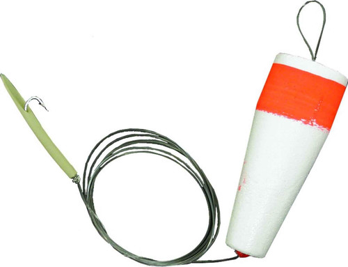 Eagle Claw L927 Lazer Sharp Snapper Popper Rig Wgt 4XLong, 6-Pound, Nickel