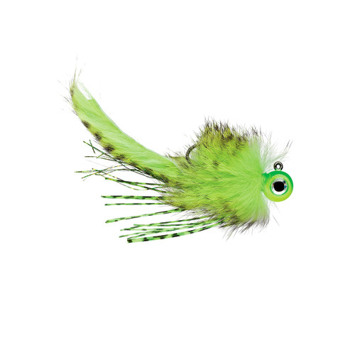 Twitchin' Jig 3/8 Glow Green Machine UV