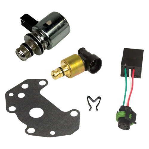 BD Diesel 1060605 Transmission Valve Body Electronics Upgrade Kit; Incl. Pressure Transducer Adapter/Clip For Metal Transducer/Metal Pressure Transducer/Governor Body Gasket;