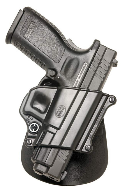 Fobus Roto Holster RH Paddle SP11BRP Springfield Armory XD / HS 2000 9/357/40 5" 4" / Sig 2022, P250 / H&K P2000 P2000SK /Taurus Millenium .45, Millenium Pro (ALL Pro models) , Black