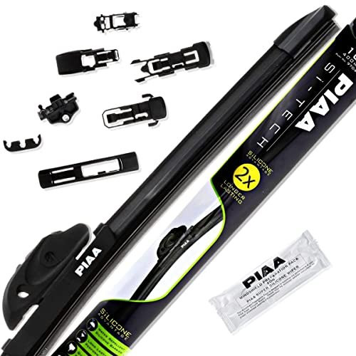 Piaa 97040 16-Inch (400mm) Si-Tech Silicone Wiper Blade, Premium All-Season OEM Windshield Wiper Replacement