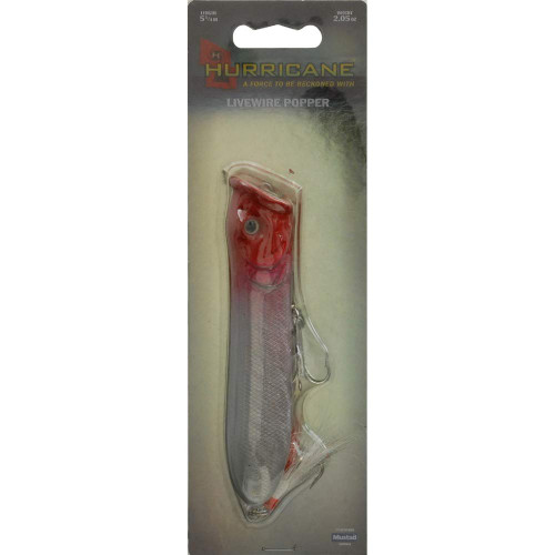 Hurricane Livewire Poppers, 5.25-Inch, White/Red