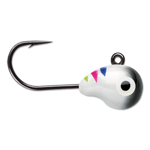 Tungsten Tubby Jig 1/16 oz Glow Black Wonderbread