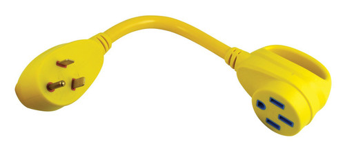 Marinco ParkPower 3050ARV Straight Blade Adapter, 30M to 50F