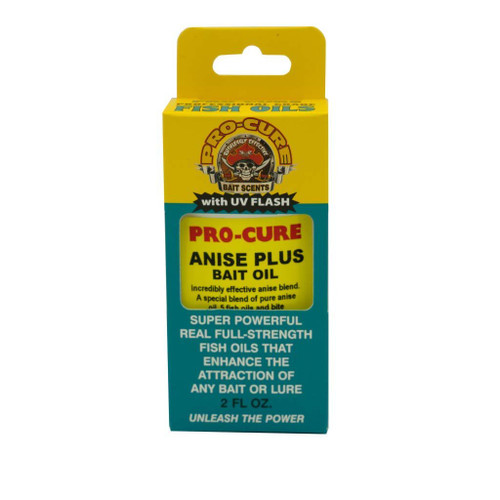 Pro-Cure Anise Plus Bait Oil - Clear, 2 Ounce