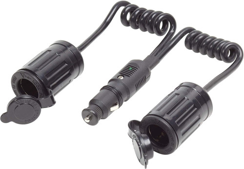 Blue Sea Systems 1013 12 Volt Plug with Double Extension Socket Beige