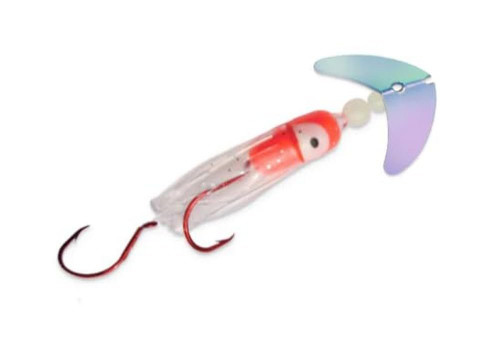 Mack's Lure 59999 Smile Blade Kokanee Hoochie UV Glow Burst