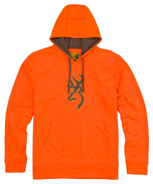 Browning 3011880105: Hoodie, Tech, Blaze, 2XL
