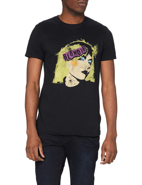 Rock Off Trade Rockoff Trade Men's Punk Logo T-shirt, Black, Xx-large