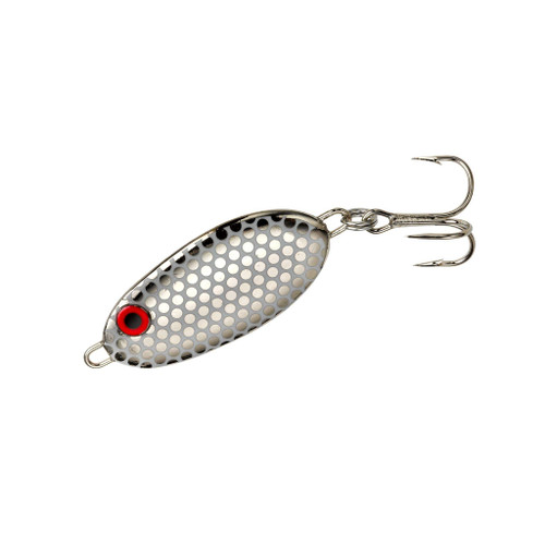 Bomber Slab Spoon Lure (Silver Back, 7/8-Ounce), (B8880)