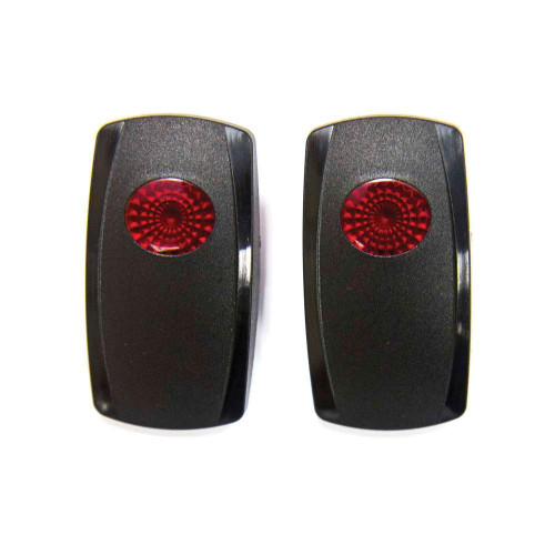 Sierra International RK22190 Lens Replacement Actuators for Illuminated Weather Resistant Contura V Rocker Switches (Pack of 2), Black