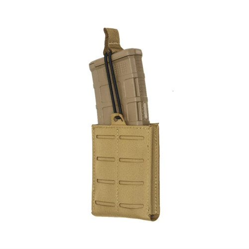 Tac Shield T3566CY RZR MOLLE Single Rifle Mag Pouch, USA Made, Coyote