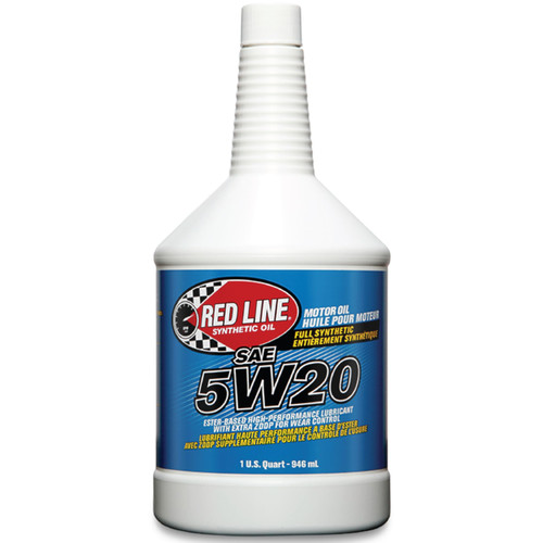 Red Line 15204 SAE 5W20 Fully Synthetic Motor Oil - 1 Quart