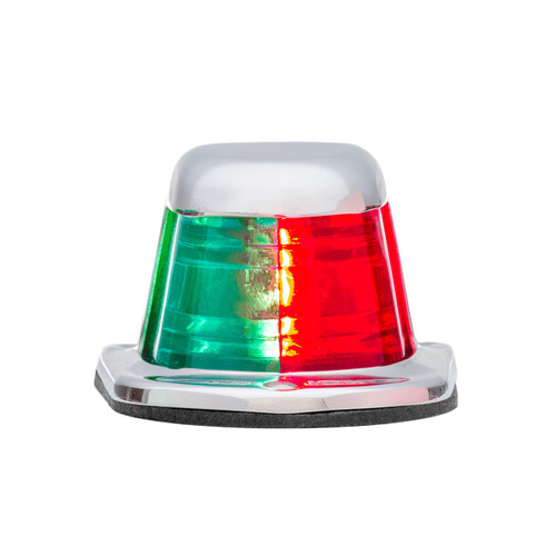 Attwood 66318-7 Stainless Steel Bi-Color 1 Nautical Mile Sidelight with 7.5-Watt Lamp