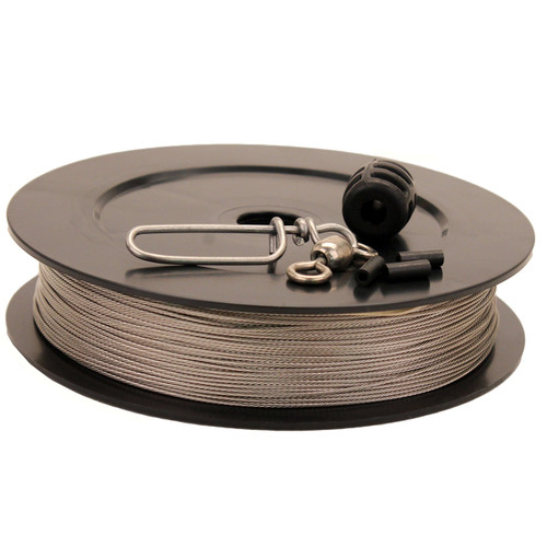 Scotty 2401K Premium Stainless Steel Downrigger Cable [300 Ft, 180 Lb Test, Kit]