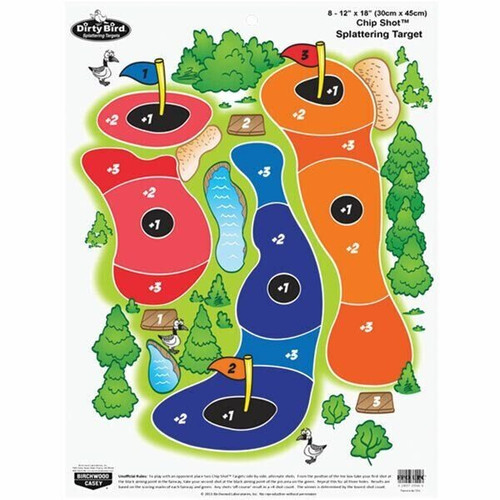 Birchwood Casey Pregame Chip Shot Game Targets 12x18 Inch 8 Pack 35566