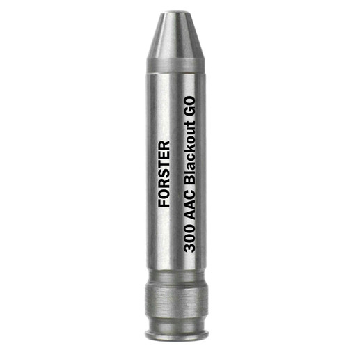 Forster Products 300 AAC Blackout, GO Headspace Gauge, SAAMI Dimensioned, Rimless, Hardened Steel, Precision Ground