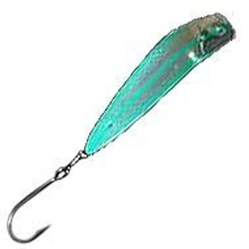 Hot Spot A5-374R Apex Trolling Lure 4.5", 4/0 Siwash Hook, Chrome/Green