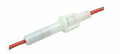 FULTYME RV 3027 In-Line AGC Glass Tube Fuse Holder 16AWG