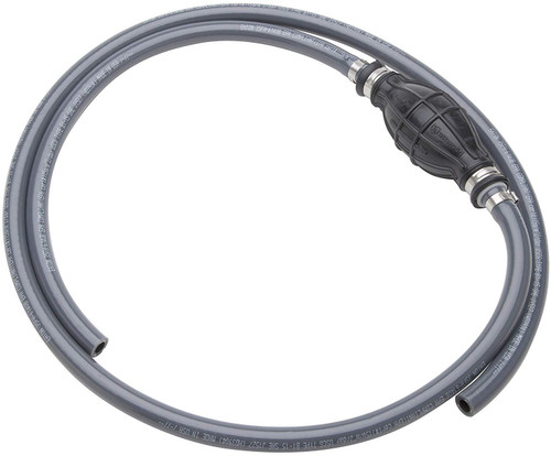 Attwood 93806ULP7 Universal Marine Boat Fuel Line Kit with Sprayless Fuel Connector, 6-Foot x 3/8-Inch