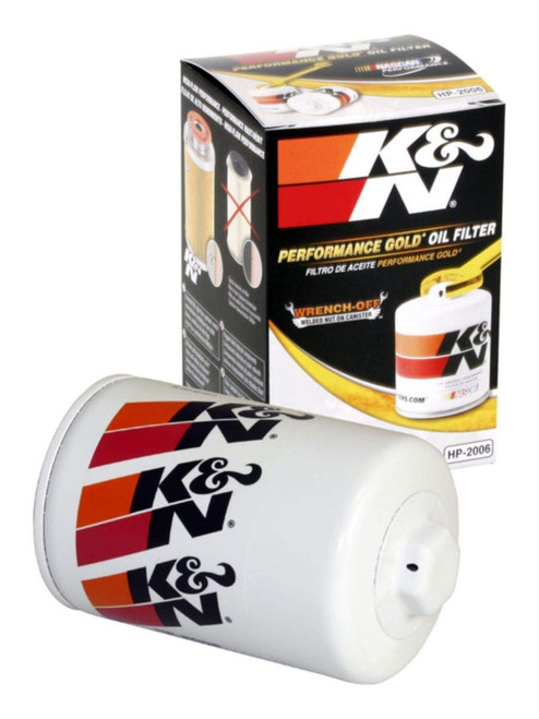 K&N Premium Oil Filter: Protects your Engine: Compatible with Select CHEVROLET/GMC/ BUICK/CADILLAC Vehicle Models (See Product Description for Full List of Compatible Vehicles), HP-2006