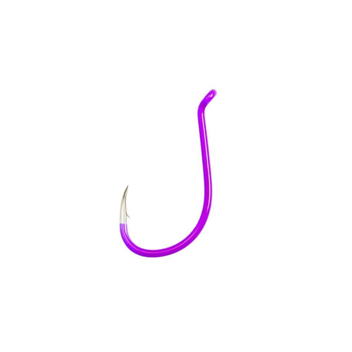Octopus, Long Shank, Offset, Strong, Needlepoint, Purple