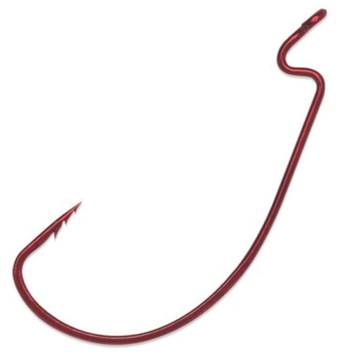 Fastgrip Wide Gap Worm Tin Red #2/0