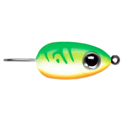 VMC Tear Drop Jig 1/8 oz Glow Green Fire UV