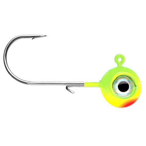 VMC Neon Moon Eye Jig 3/8 Chartreuse Lime Green, One Size