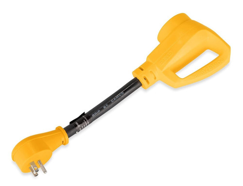 Camco 55170 12" Power Grip Dog Bone (15M/50F), Black