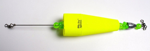 Billy Bay Pop N' Gurgle Aggravator 3 In Popper Float Rig Yellow 778-Y