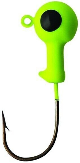 Eagle Claw NLJB03-116 1/16oz N-Lead Chart Jighead 5Pk