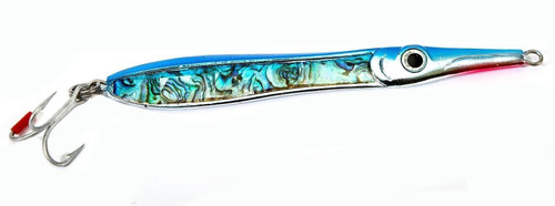 Boone Needlefish 3.5-Ounce Jigs, Blue Abalone, 6 1/4-Inch