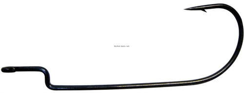 Lunker City Slug-Go Hook #8/0 1X Long Shank Wire Black Nickel 5/Pk 08005-5