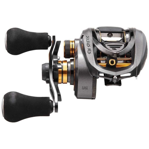 Favorite Fishing Soleus XCS Casting Reel, Gold/Gold 6.6:1, Left SLSG6XL