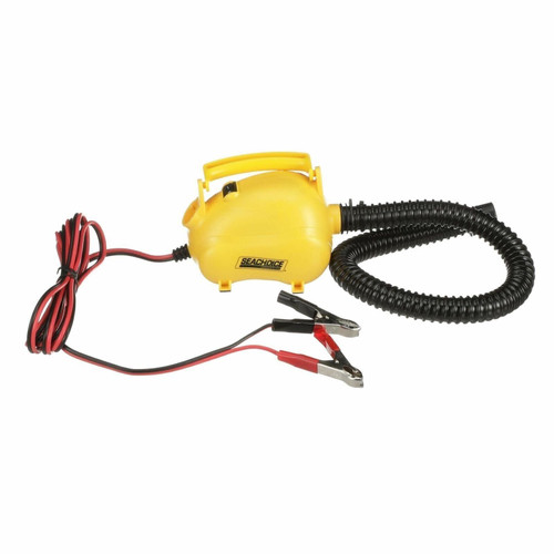 Seachoice 86981 12V Electric Air Pump – 2 Feet of Flexible Hose – Includes Al...