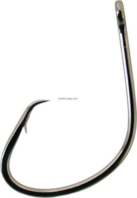 Owner Mutu Light Circle Hook #1/0 Hangnail Point Wire BL Chrome 7/Pk 5114-111