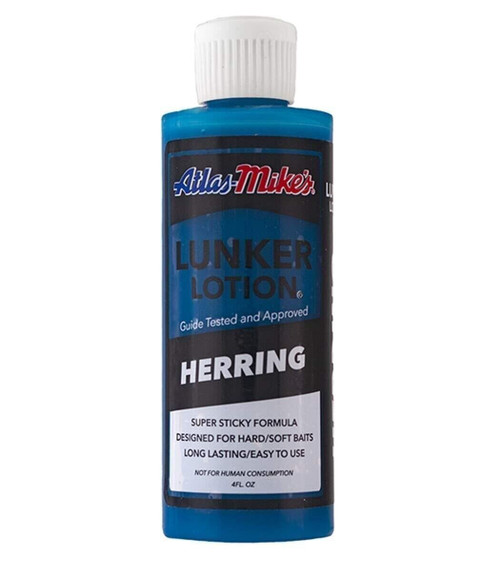 Atlas Mike's Lunker Lotion, Herring/Blue, Regular