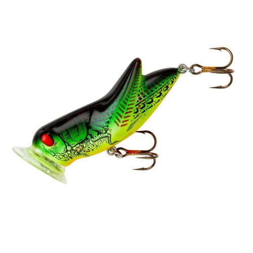 Rebel Crickhopper Popper Fishing Lure - Fire Tiger, 1 3/4-Inch, 3/16 ounce Rebel Crickhopper Popper Fishing Lure - Fire Tiger, 1 3/4-Inch, 3/16 ounce