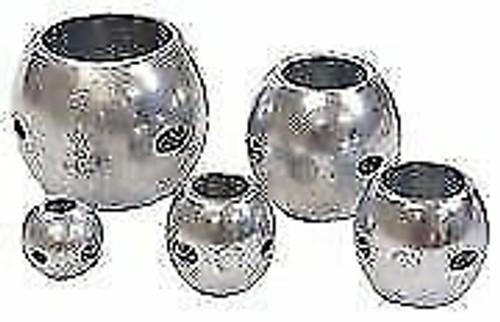 B & S Anodes Shaft Zinc BSM3SL 3" Streamline Collar w/SS Allen Head Bolts 01014