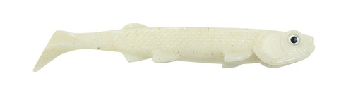 Lunkerhunt Fetch Swimbait, Ghost – Professional Grade Soft Body Swimbait,