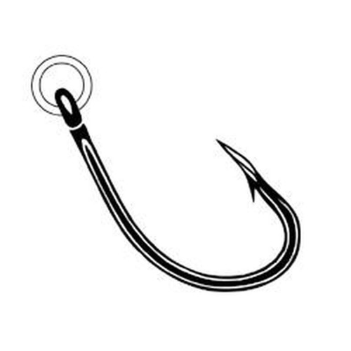 Owner Ringed Flyliner Live Bait Hook with Cutting Point, Size 4, Short Shank,