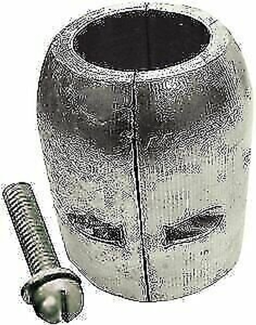Martyr 3"H 1.37" Dia 35MM Zinc Clamp Shaft Anode w/SS Slotted Head CMXC35Z