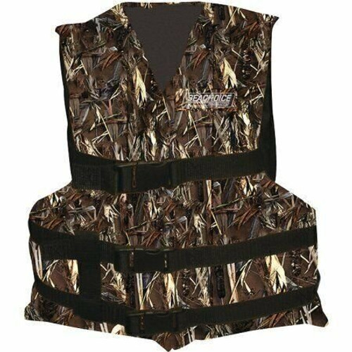 General Purpose US Coast Guard Type III Camouflage Life Jacket Safety Vest, S...