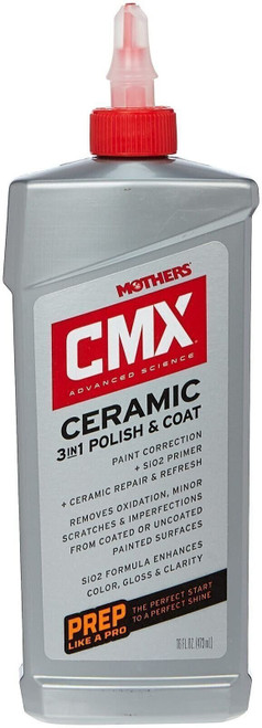 MOTHERS 01716 CMX Ceramic 3-in-1 Polish & Coat, 16 oz.